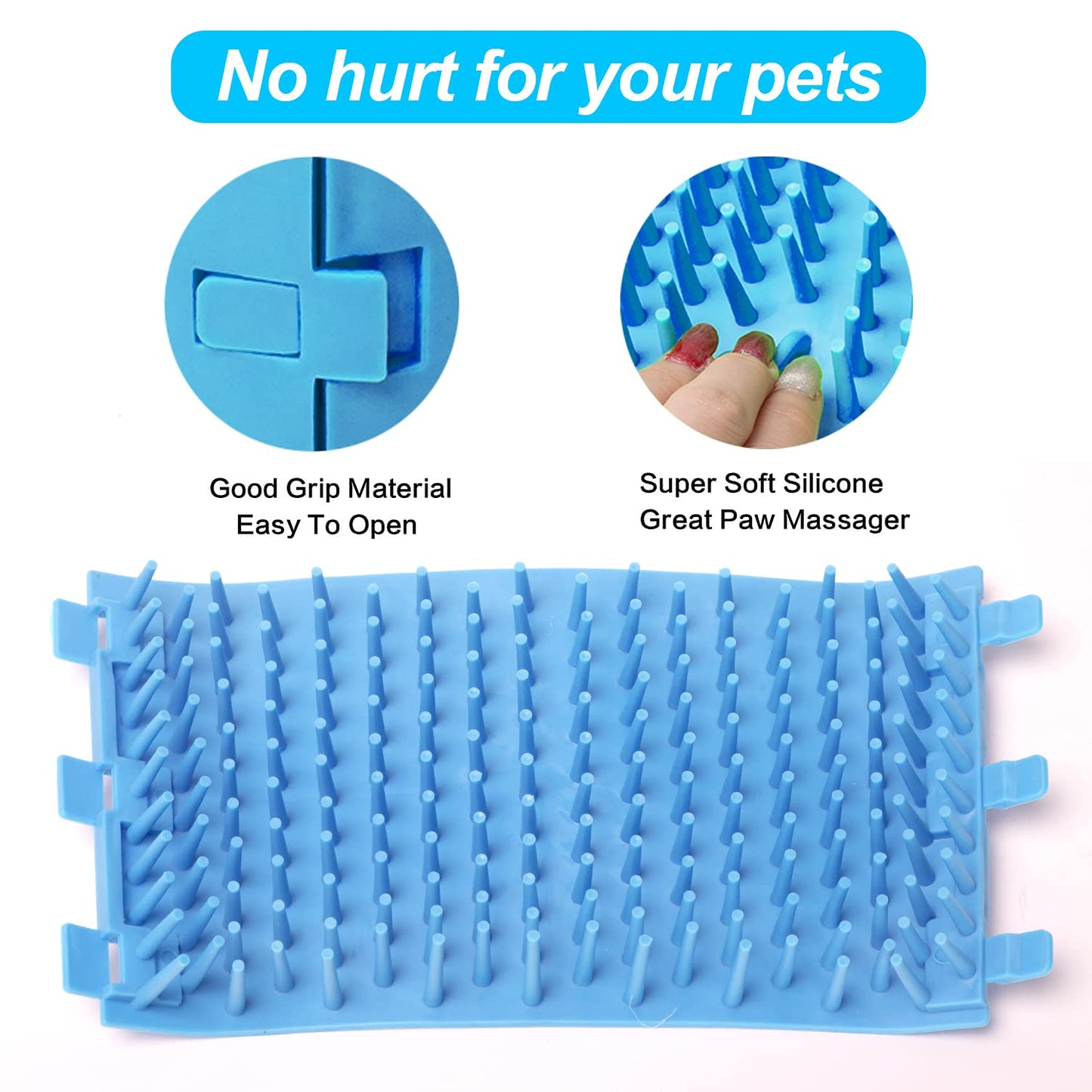 Dog Paw Cleaner Dog Brush Dog Grooming Portable Dog Paw Foot Washing Cup for Cats and Dogs