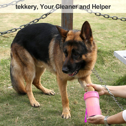 Dog Paw Cleaner Dog Brush Dog Grooming Portable Dog Paw Foot Washing Cup for Cats and Dogs