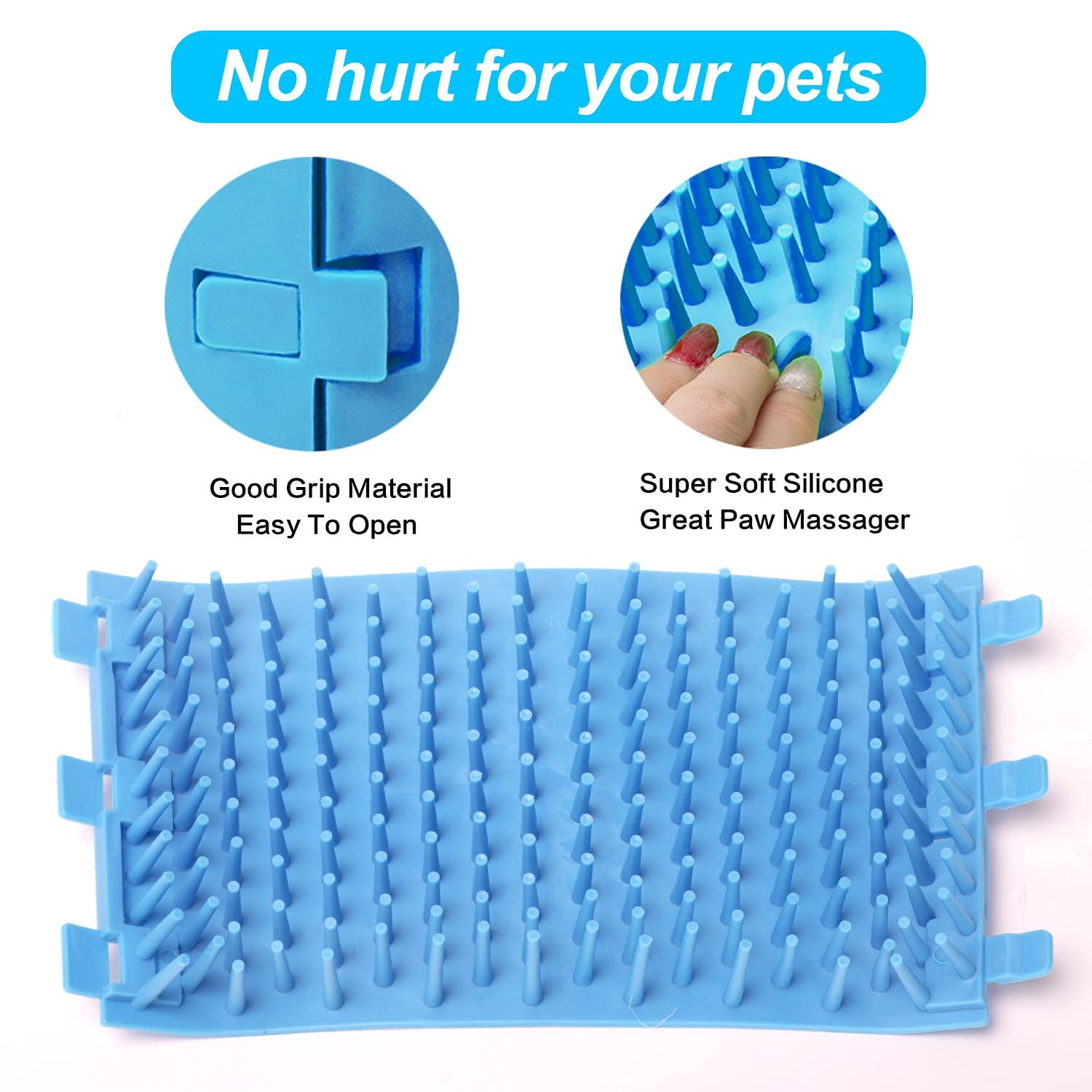 Dog Paw Cleaner Dog Brush Dog Grooming Portable Dog Paw Foot Washing Cup for Cats and Dogs