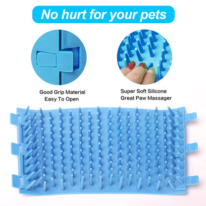 Dog Paw Cleaner Dog Brush Dog Grooming Portable Dog Paw Foot Washing Cup for Cats and Dogs